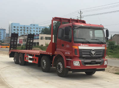 【國(guó)五】歐曼前四后八挖機(jī)平板車