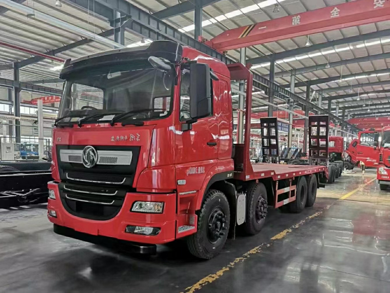 東風(fēng)D7前四后八平板運(yùn)輸車